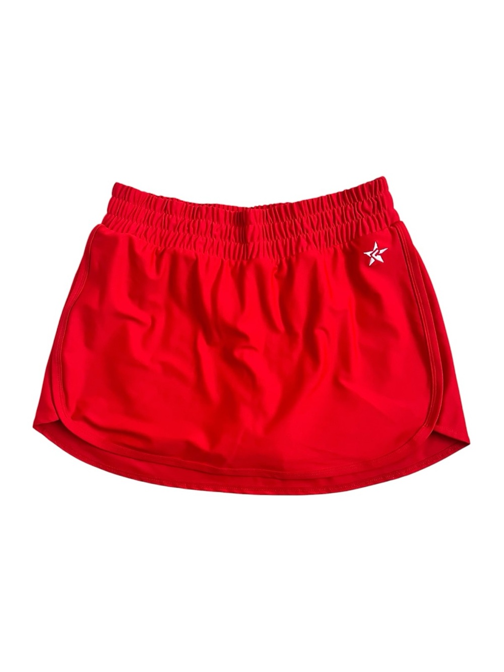 Rebel Athletic Red Performance Skort Adult Medium (AM) Elastic Waist Lined Cheer